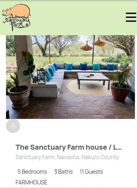 Sanctuary Farm Naivasha Villa Eksteriør bilde